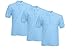 Produktbild Fruit of the Loom Premium-Polohemd für Herren 3er Pastellblau XL + 1 HL Kauf Block
