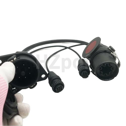 Para WABCO Diagnostic Kit WDI interface ABS EBS Ferramenta de diagnóstico de scanner de reboque e ca