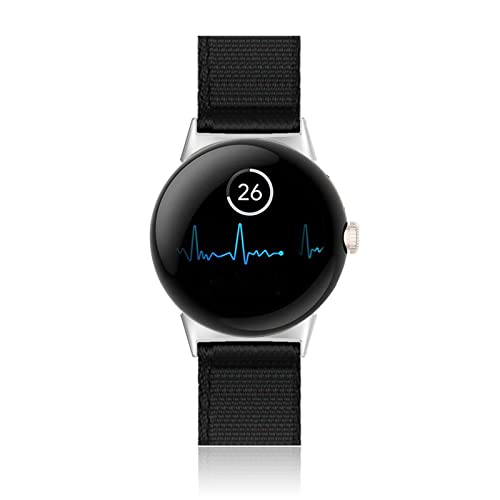 Correa de nylon tejida compatible con Pixel Watch miniatura 2