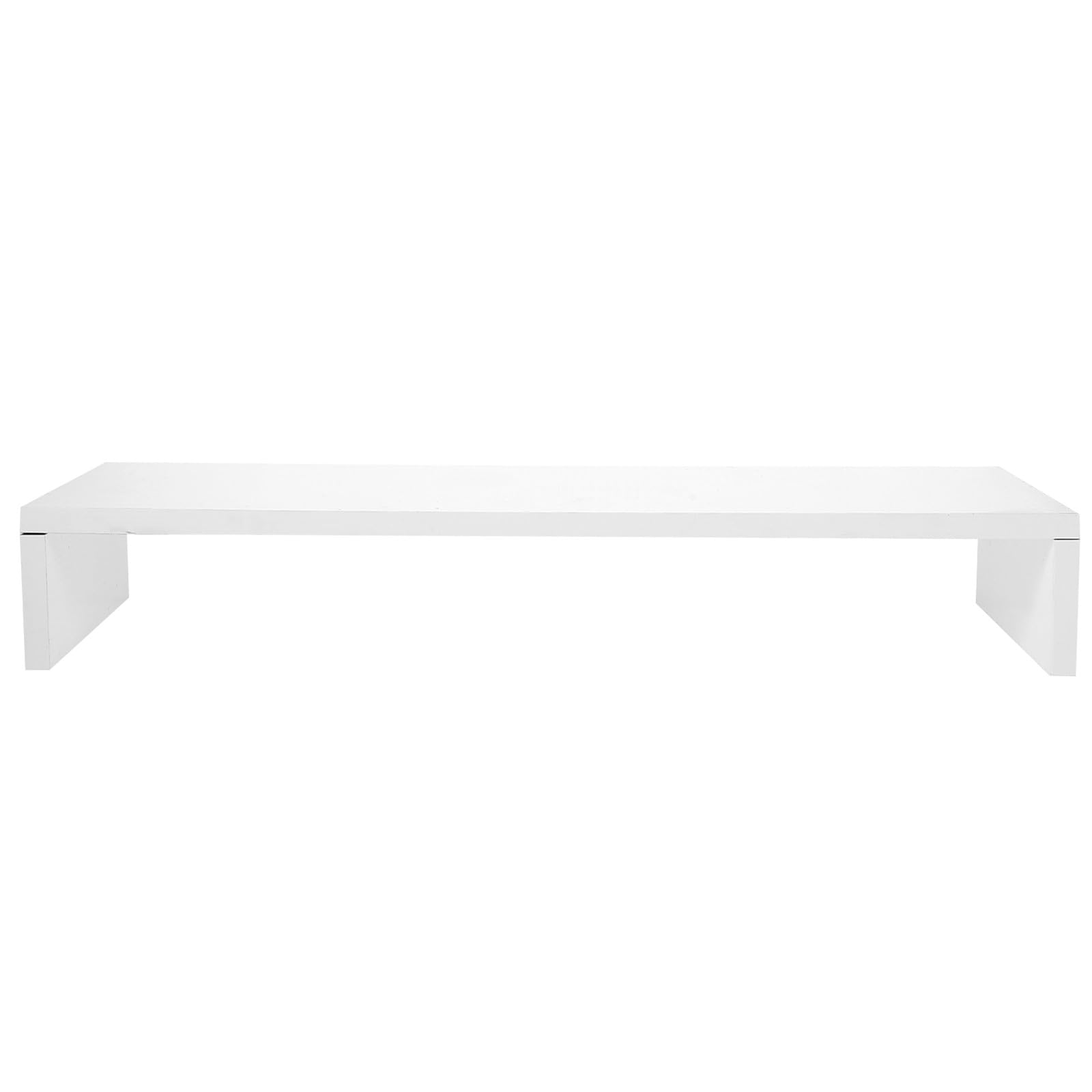 Support d'extension de hauteur blanc pour écran de PC et ordinateur portable sur bureau