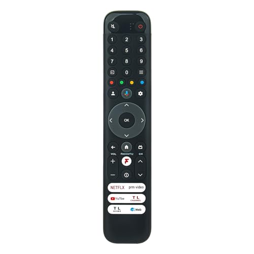 RC833-GUB2 VINABTY RC833 GUB2 Replace Remote Control Fit for TCL C64K Series QLED Smart TV 4K UHD 43C645K 50C645K 55C645K 65C645K 75C645K 85C645K 65C845 55 75 65C745 TCL LCD LED