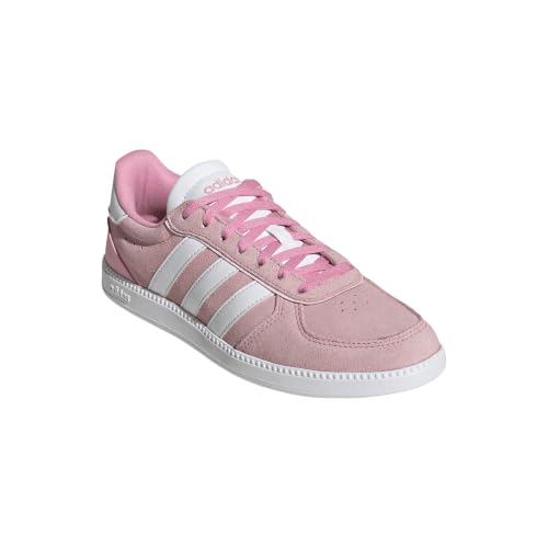Image of adidas Womens Breaknet Sleek Sneakers Shoes Casual - Brown