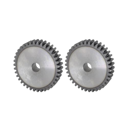 Bevel Gear Pinion Hardware Mechanical Cylindrical Gear 2M-31/32/33/34/35/36/37/38/39/40T Carbon Steel Spur Gear Total Height 20mm High Frequency Quenching Teeth(2M34T - Bore 12 mm)