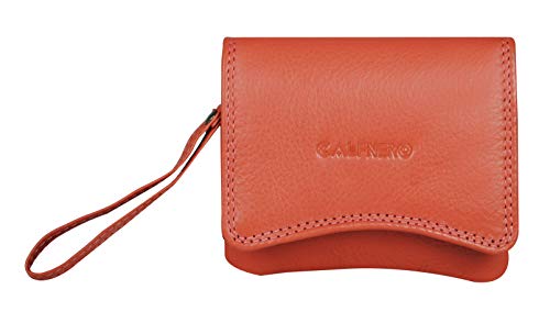 Calfnero Women's Genuine Leather Wallet-Long Purse Wallet with Multiple Card Slots, Zip Pocket and Note Compartment at ₹442 (78% Off) – Amazon