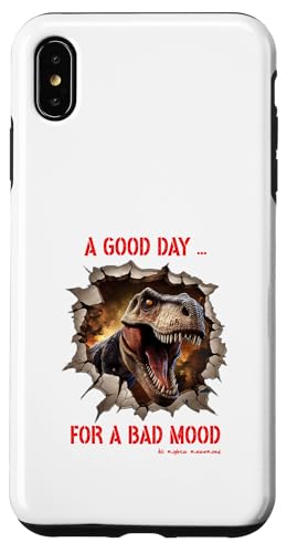 A Good Day for Bad Mood Dino Mood �X�e�[�g�����g �X�}�z�P�[�X iPhone XS Max �p