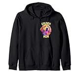 Design sorprendente, perfetto per le mamme dei Golden Retriever. Mostra il tuo amore per questa bella e delicata razza di cane con questo design vivace e bello. Ideale per compleanni di mamme o mamme, compleanno della mamma, Natale o festa della mamma.