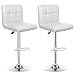 Produktbild Intimate WM Heart Barhocker, 2er Set, Barstuhl, Küchenstühle mit Rückenlehne und Fußstütze, höhenverstellbar Tresenhocker, Moderner Drehhocker mit Gepolsterten Sitzkissen (Weiß)