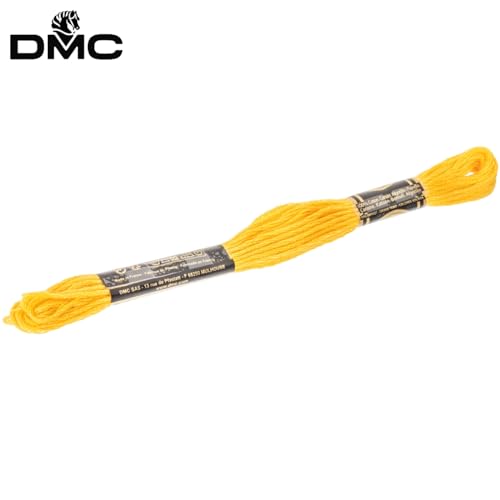 Image of Hobby Lobby DMC Cotton Embroidery Floss - 725 Medium Light Topaz Set of 12