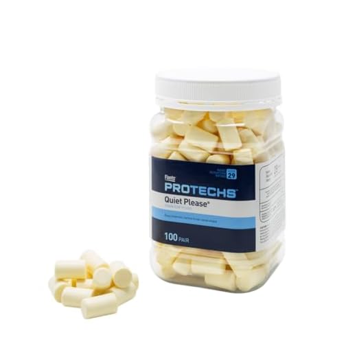 Flents Foam Ear Plugs, 100 Pair for Sleeping, Snoring, Loud Noise, Traveling, Concerts, Construction, & Studying, Contour to Ears, NRR 29, Beige, Made in the USA