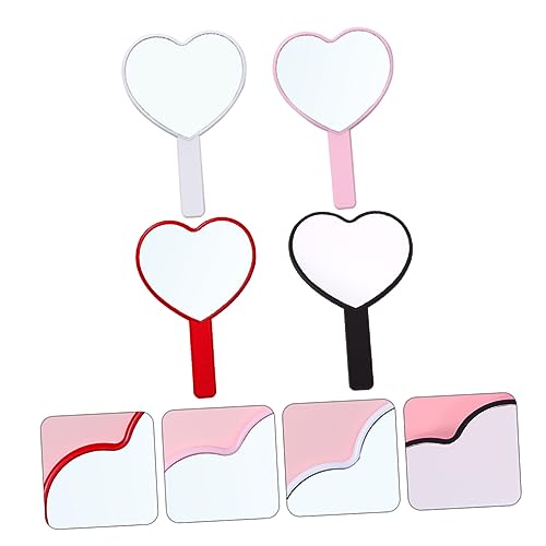 Espejo de Maquillaje Portátil de Mano NOLITOY 4 unidades miniatura 5