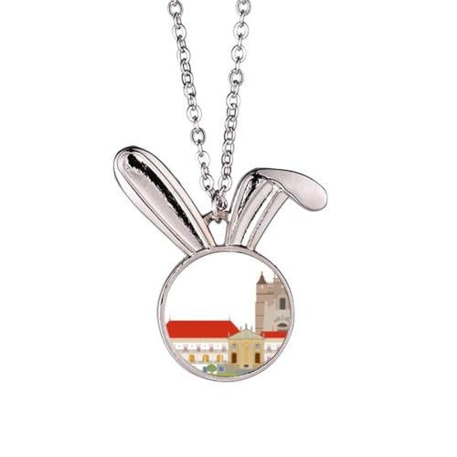 Collier lapin Portugal Coimbra : cadeau idéal souvenir du Portugal