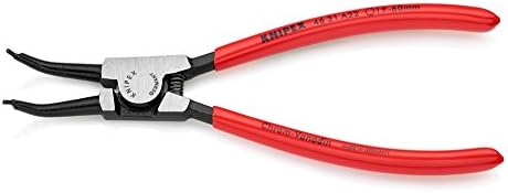 KNIPEX Circlip Pliers for External Circlips on Shafts 45° Angled with Plastic Coating 185 mm, 46 31 A22, Black, 6.75 - Image 3