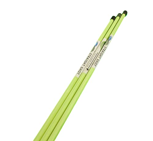 DISCOUNT SNOWSTAKES .COM Premium Hy Viz Yellow Golf Alignment Sticks - 48 inch Golf Training Aid for the Perfect Swing and Putting - Essential Golfing Accessories and Gadgets (3)