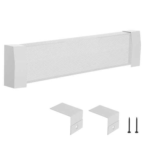 VEVOR 3ft Steel Baseboard Heater Cover, White