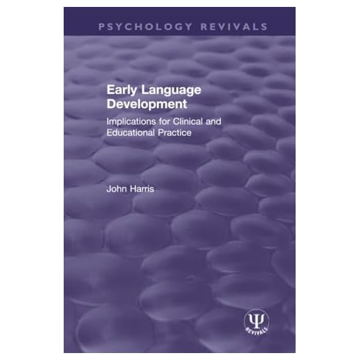 Early Language Development: Implications for Clinical and Educational Practice
