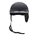 HTTMT MT506-001-M DOT Certified Matte Black Flat Black Compatible with Harley Davidson Half Face Helmet Chopper Cruiser Biker Size M