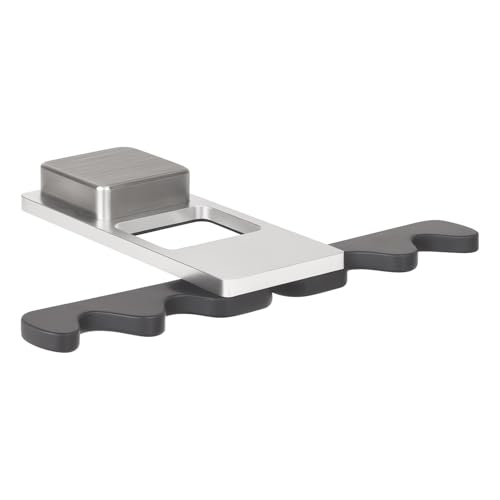 LAKE OF FIRE Pool Stick Holder - Stainless Steel Weighted Base 4-Cue Claw Holder Design, Portable Billiard Cue Organizer for Home Game Rooms