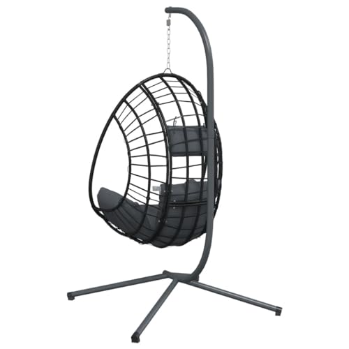 Fauteuil oeuf suspendu de jardin avec support stable