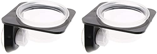 U/D Zuig Mini Wormschotel Reptiel Gecko Ledge Feeder Hoek Ruimtebesparing 2 Stks - Afbeelding 5