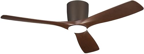 Miniatura 6 de KICHLER Ventilador Volos de 54 pulgadas, níquel cepillado, pequeño