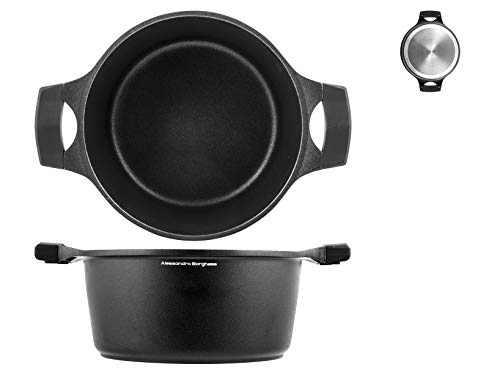 Casserole induction 24 cm H&H Alessandro Borghese anti-adhésive