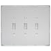 GlassAlike Triple Switch Acrylic Mirror Switch Plate