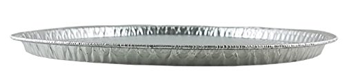 Pactogo 12" Round Aluminum Foil Pizza Pan - Disposable Waffle Bottom Baking Sheets Made In Usa (Pack Of 25) #TOP2