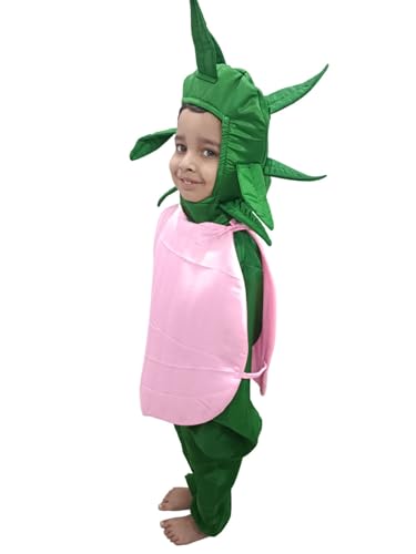 Image of BookMyCostume Onion Pyaz Vegetable Kids Fancy Dress Costume 3-4 years