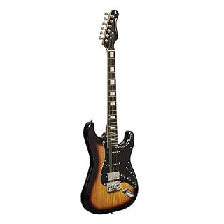 Stagg SES-60 SNB – Guitare électrique – corps en aulne massif – sunburst - Les Beatles, Paul McCartney, John Lennon, RIngo Starr, George Harrison