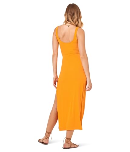 Image of L*Space Camille Dress for Women, Fitted Ribbed Maxi, Ankle Length, Sleeveless Scoop Neck, Side Slit & Waist Cutouts