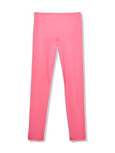 Under Armour Girls Motion Solid Crop Leggings, (672) Super Pink / / White, X-Large3