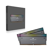 CORSAIR DOMINATOR TITANIUM RGB DDR5 RAM 64GB (2x32GB) Bis zu 6000MHz CL30 AMD EXPO Intel XMP 3.0 Desktop-Arbeitsspeicher – Grau (CMP64GX5M2B6000Z30) – Ansicht 7