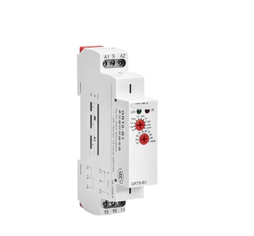 Relais temporisé GRT8-B1 temporisateur rail DIN avec module de commande AC 220V