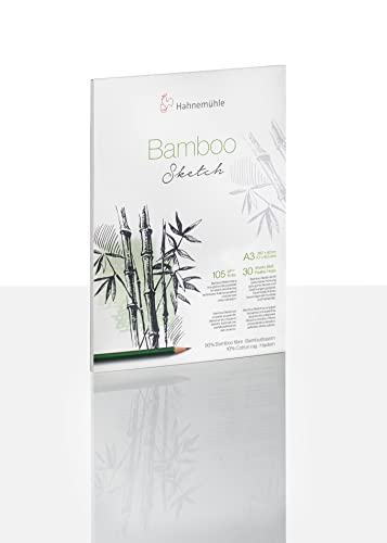 Hahnemuhle Bamboo Sketch 105gsm, A3 Pad, 30 Sheets Cover