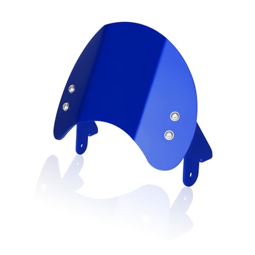 Protection vent Monkey 125 en aluminium bleu contre les projections - 5