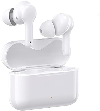 Wireless Earbuds, Bluetooth 5.0 Headphones in Ear, Stereo Sound Noise Cancelling Bluetooth Earphones Built-in Mic with Charging Case, IPX5 Waterproof Wireless Earphones for iphone Android