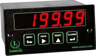 Laurel Electronics L20010RMA4 AC RMS Current Meter, 5.000A Range, Red LED Digits, 85-264 Vac Power, Isolated Analog Output