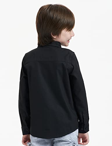 Image of Amazon Brand - Symbol Boys 100% Cotton Solid Casual Shirt | Full Sleeves | Regular Fit | Age 2-14 Years