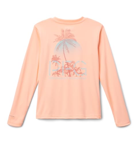 Columbia Girl's Tidal Tee PFG Palm Rise2