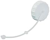 JR Products RV Trailer Cap & Strap Only P/W Fresh Water Inlet Cap