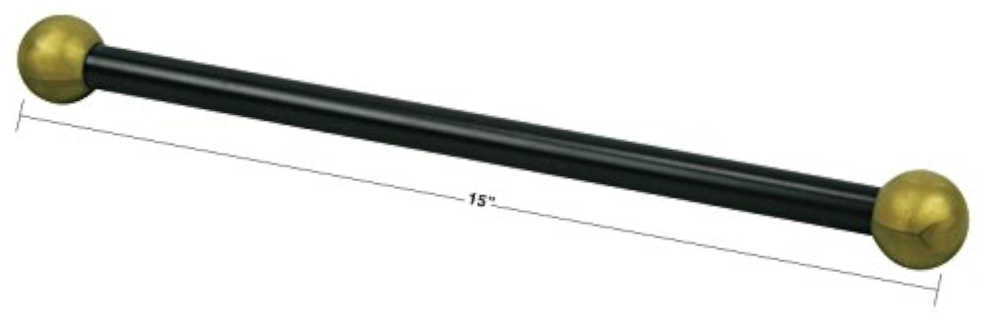 Solus SCA-335BK 15 Cross Arm Ladder Rest Black Bar