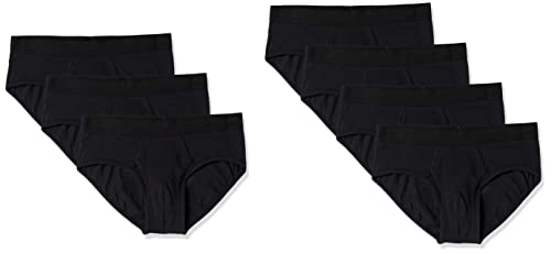 Amazon Essentials Men's Cotton Jersey Briefs, Pack of 7, Available in Big & Tall