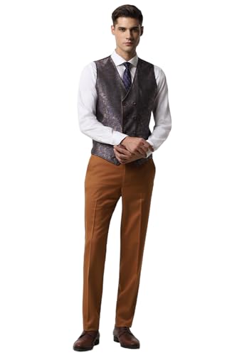 Image of Van Heusen Men's Polyester Blend Three Piece Suit-Dress Set