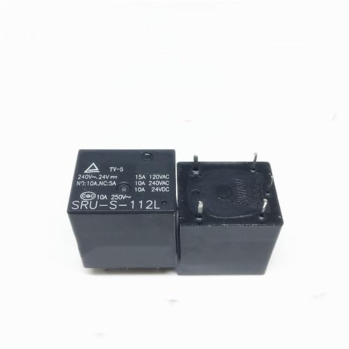 Relais SRU-S-112L 12V CC pour la domotique et la réparation d'appareils de maison