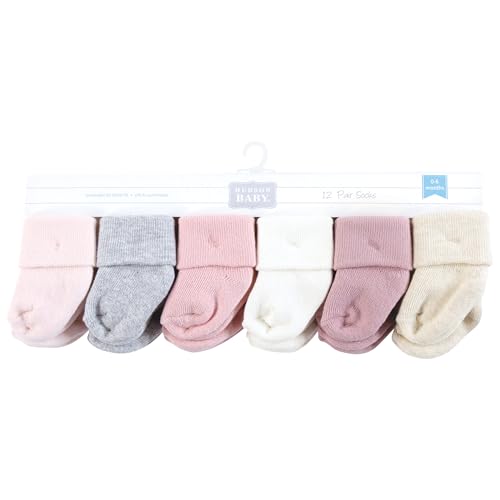 Hudson Baby Baby Boys' Cotton Rich Newborn and Terry Socks2