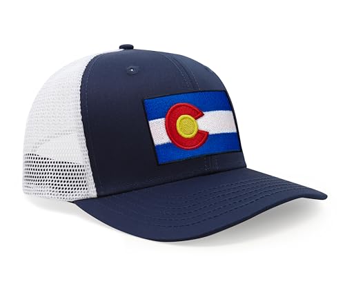 Image of International Tie State Hat for Men and Women, Adjustable Snapback Trucker Baseball Cap with Embroidered Patch