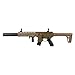 SIG SAUER MCX CO2-Powered Semi-Automatic .177 Caliber Pellet Air Rifle with Flip-Up Front & Rear Sights - 30rd Rapid Pellet Magazine Included - FDE