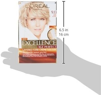 L'Oreal Excellence Age Perfect, 9.13 Light Creme Blonde, 1 Count (Pack of 1)
