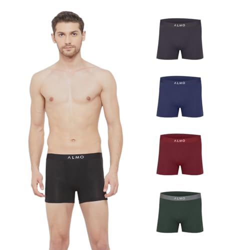 Image of ALMO - Mens Trunks | Better Cotton Underwear for Men | Sweat Absorbent, Anti-Microbial | Light Weight Inner wear | Solid Collections