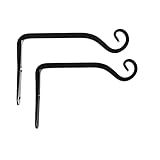 【Wandhaken-Aufhängevorrichtung】: Das Paket enthält 2 Pflanzenhaken, 4 Betonanker, 4 Schrauben. Jeder Haken misst 4 Zoll in der Höhe und erstreckt sich 6 Zoll von der Wand entfernt, um einen ausreichenden Schwerpunkt für das Aufhängen größerer Töpfe oder Pflanzgefäße zu gewährleisten. Das einfache dekorative Design passt perfekt zum Rest Ihres Gartens.